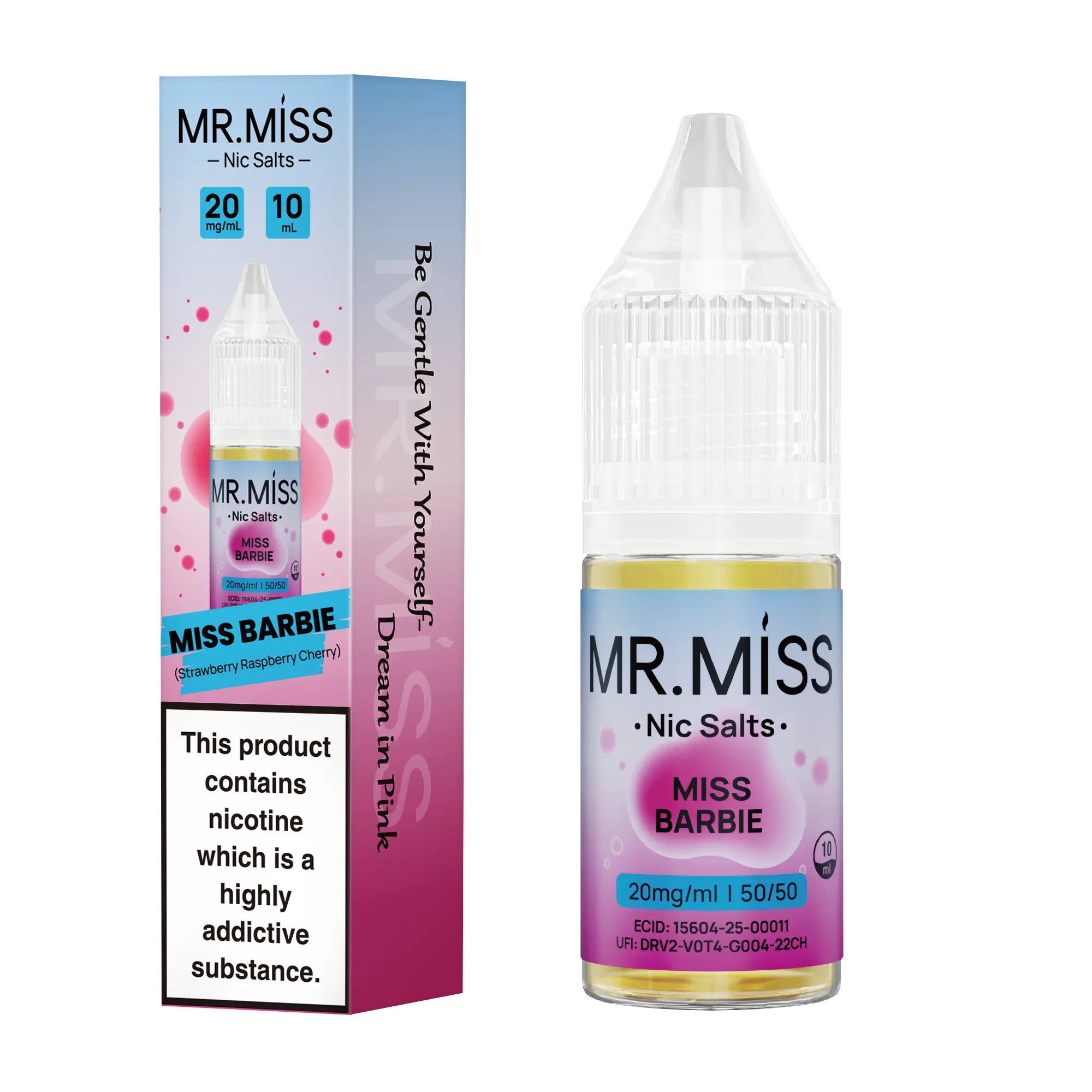 Miss Barbie Nic Salt E-Liquid by Mr Miss 10ml
